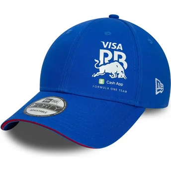 Blaue verstellbare Curved Cap 9FORTY Flawless von Racing Bulls F1 Team Formula 1 von New Era