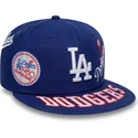 casquette-plate-bleue-ajustee-59fifty-all-over-los-angeles-dodgers-mlb-new-era