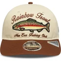 casquette-courbee-marron-ajustable-9fifty-retro-crown-outdoor-fishing-club-new-era