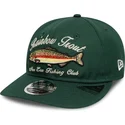 casquette-courbee-verte-ajustable-9fifty-retro-crown-outdoor-fishing-club-new-era