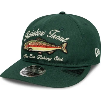 Casquette courbée verte ajustable 9FIFTY Retro Crown Outdoor Fishing Club New Era