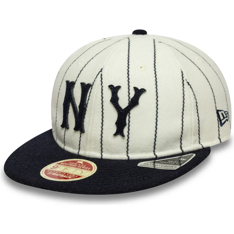 verstellbare-beige-und-marineblaue-9fifty-retro-crown-heritage-kappe-der-new-york-yankees-mlb-von-new-era
