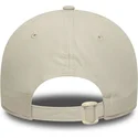 new-era-curved-brim-9forty-tonal-flawless-new-york-yankees-mlb-beige-adjustable-cap-with-beige-logo