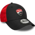 czarna-i-czerwona-zakrzywiona-czapka-regulowana-9forty-z-logo-ducati-motor-motogp-od-new-era