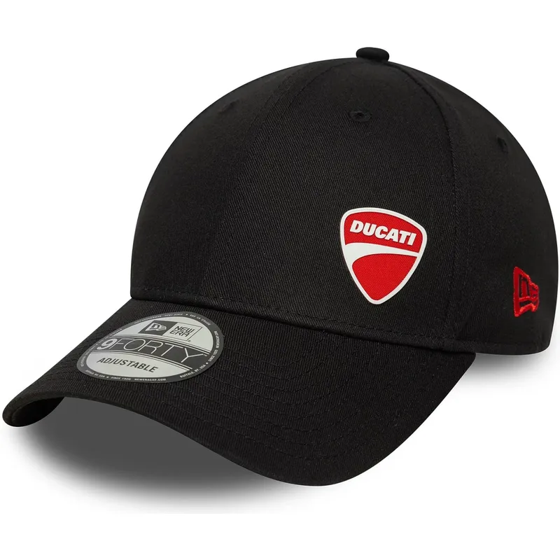 schwarze-verstellbare-9forty-flawless-kappe-von-ducati-motor-motogp-von-new-era