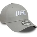casquette-courbee-grise-snapback-9forty-core-ufc-ultimate-fighting-championship-new-era
