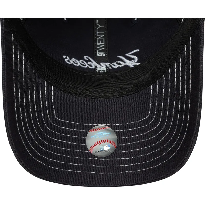 marinbla-bojd-keps-justerbar-9twenty-contrast-stitch-fran-new-york-yankees-mlb-av-new-era