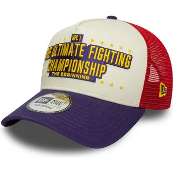 Casquette trucker multicolore A Frame UFC Ultimate Fighting Championship New Era