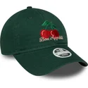 casquette-courbee-verte-ajustable-pour-femme-9twenty-phrase-bon-appetit-new-era