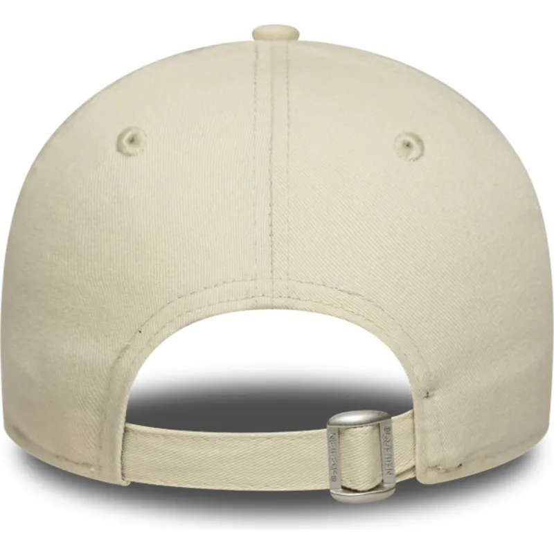 beige-verstellbare-curved-cap-fur-damen-9twenty-phrase-mi-media-naranja-von-new-era