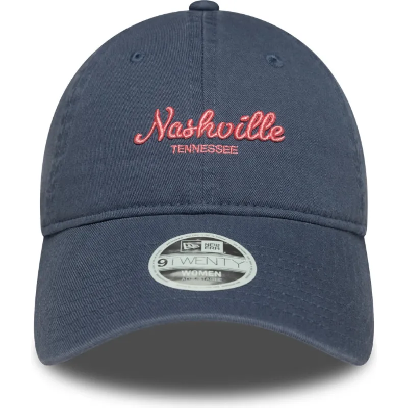 niebieska-regulowana-czapka-z-zakrzywionym-daszkiem-dla-kobiet-9twenty-city-nashville-new-era