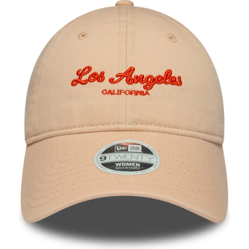 verstellbare-rosa-kappe-fur-damen-9twenty-city-of-los-angeles-von-new-era