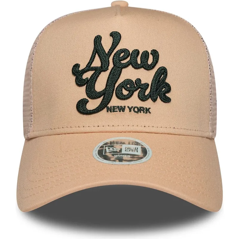 damen-trucker-cap-rosa-a-frame-city-new-york-von-new-era