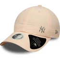 rozowa-zakrzywiona-czapka-z-regulacja-dla-kobiet-open-back-flawless-new-york-yankees-mlb-od-new-era