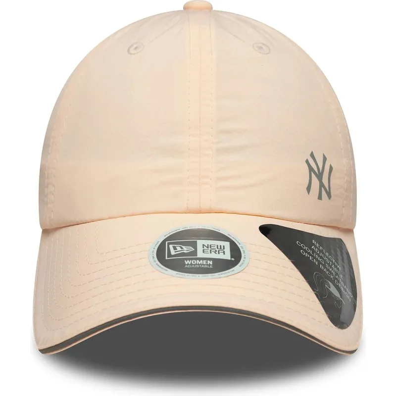 new-era-new-york-yankees-mlb-damen-verstellbare-rosa-kappe-mit-offener-ruckseite-flawless