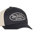 regulowana-czarno-bezowa-czapka-trucker-lof-b31-marki-von-dutch