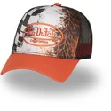 casquette-trucker-orange-subl10-von-dutch