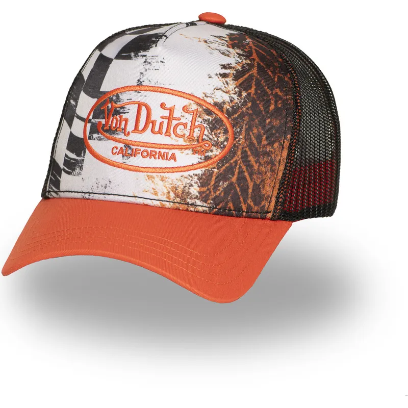gorra-trucker-naranja-subl10-de-von-dutch