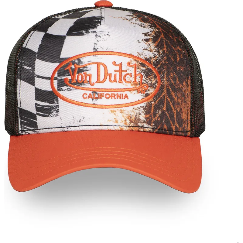 gorra-trucker-naranja-subl10-de-von-dutch