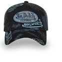 casquette-trucker-noire-et-bleue-cafe06-von-dutch