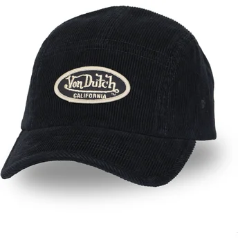 Ρυθμιζόμενο μαύρο καπέλο με καμπύλη VEL02 της Von Dutch
