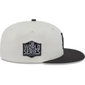 casquette-plate-beige-et-noire-ajustee-59fifty-clr-dvlp-los-angeles-dodgers-mlb-new-era