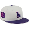 beige-och-violett-59fifty-clr-dvlp-flatkeps-av-los-angeles-dodgers-mlb-fran-new-era