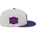 casquette-plate-beige-et-violette-ajustee-59fifty-clr-dvlp-los-angeles-dodgers-mlb-new-era