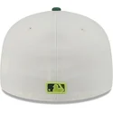 casquette-plate-beige-et-verte-ajustee-59fifty-clr-dvlp-new-york-yankees-mlb-new-era