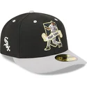 casquette-courbee-noire-et-grise-ajustee-59fifty-player-frank-thomas-chicago-white-sox-mlb-new-era
