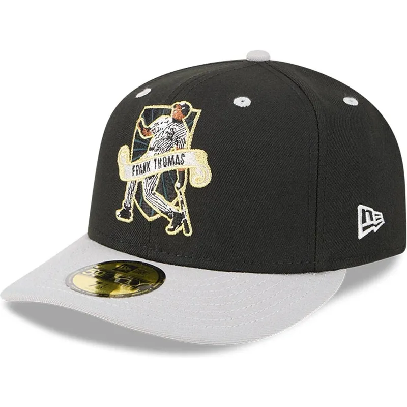 czapka-z-zakrzywionym-daszkiem-czarno-szara-dopasowana-59fifty-player-frank-thomas-chicago-white-sox-mlb-new-era