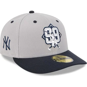Grå och marinblå böjd keps 59FIFTY Player Aaron Judge från New York Yankees MLB av New Era
