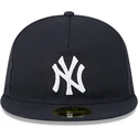 marinbla-platt-keps-justerad-59fifty-retro-crown-a-frame-easy-fran-new-york-yankees-mlb-av-new-era