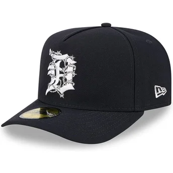 Casquette courbée bleue marine ajustée 59FIFTY A Frame Wired Detroit Tigers MLB New Era
