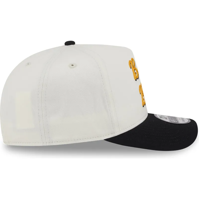 beige-und-schwarze-snapback-kappe-9fifty-a-frame-chainstitch-der-boston-bruins-nhl-von-new-era