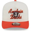 bezowo-pomaranczowa-czapka-z-daszkiem-snapback-9fifty-a-frame-chainstitch-anaheim-ducks-nhl-od-new-era
