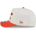 beige-och-orange-bojd-keps-snapback-9fifty-a-frame-chainstitch-av-anaheim-ducks-nhl-fran-new-era