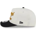 bezowo-czarna-czapka-z-zakrzywionym-daszkiem-snapback-9fifty-a-frame-chainstitch-pittsburgh-penguins-nhl-od-new-era