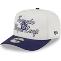 bezowo-fioletowa-czapka-z-daszkiem-snapback-9fifty-a-frame-chainstitch-toronto-maple-leafs-nhl-od-new-era