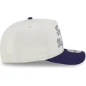 bezowo-fioletowa-czapka-z-daszkiem-snapback-9fifty-a-frame-chainstitch-toronto-maple-leafs-nhl-od-new-era