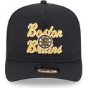 czarna-czapka-z-zakrzywionym-daszkiem-snapback-9fifty-a-frame-chainstitch-boston-bruins-nhl-od-new-era