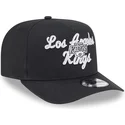czarna-zakrzywiona-czapka-snapback-9fifty-a-frame-chainstitch-los-angeles-kings-nhl-od-new-era