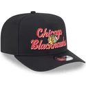 casquette-courbee-noire-snapback-9fifty-a-frame-chainstitch-chicago-blackhawks-nhl-new-era