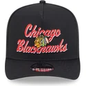 casquette-courbee-noire-snapback-9fifty-a-frame-chainstitch-chicago-blackhawks-nhl-new-era