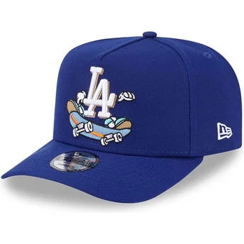 Blaue Snapback-Cap mit gebogenem Schirm 9FIFTY A Frame...