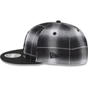 new-era-flat-brim-9fifty-retro-crown-plaid-chicago-white-sox-mlb-black-snapback-cap