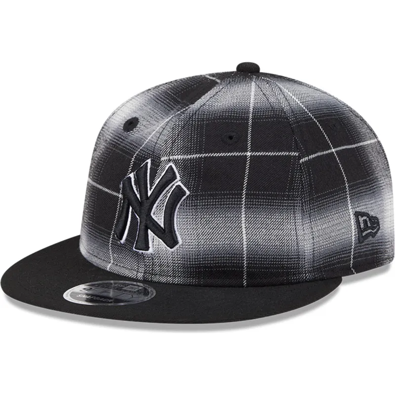 czarna-plaska-czapka-snapback-9fifty-retro-crown-plaid-new-york-yankees-mlb-new-era