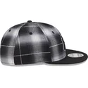 schwarze-flache-snapback-kappe-9fifty-retro-crown-plaid-der-new-york-yankees-mlb-von-new-era