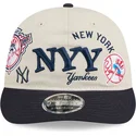 bezowo-granatowa-czapka-z-daszkiem-snapback-9fifty-retro-crown-scatter-new-york-yankees-mlb-od-new-era