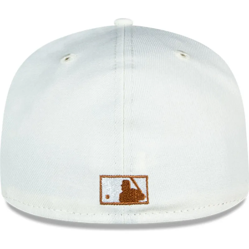 new-era-mlb-new-york-yankees-59fifty-chrome-toast-side-patch-weisse-und-braune-flat-cap